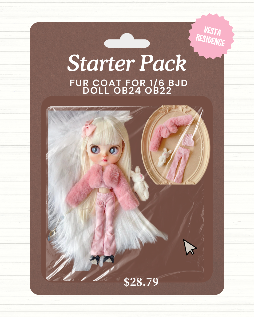 Fur Coat Set
