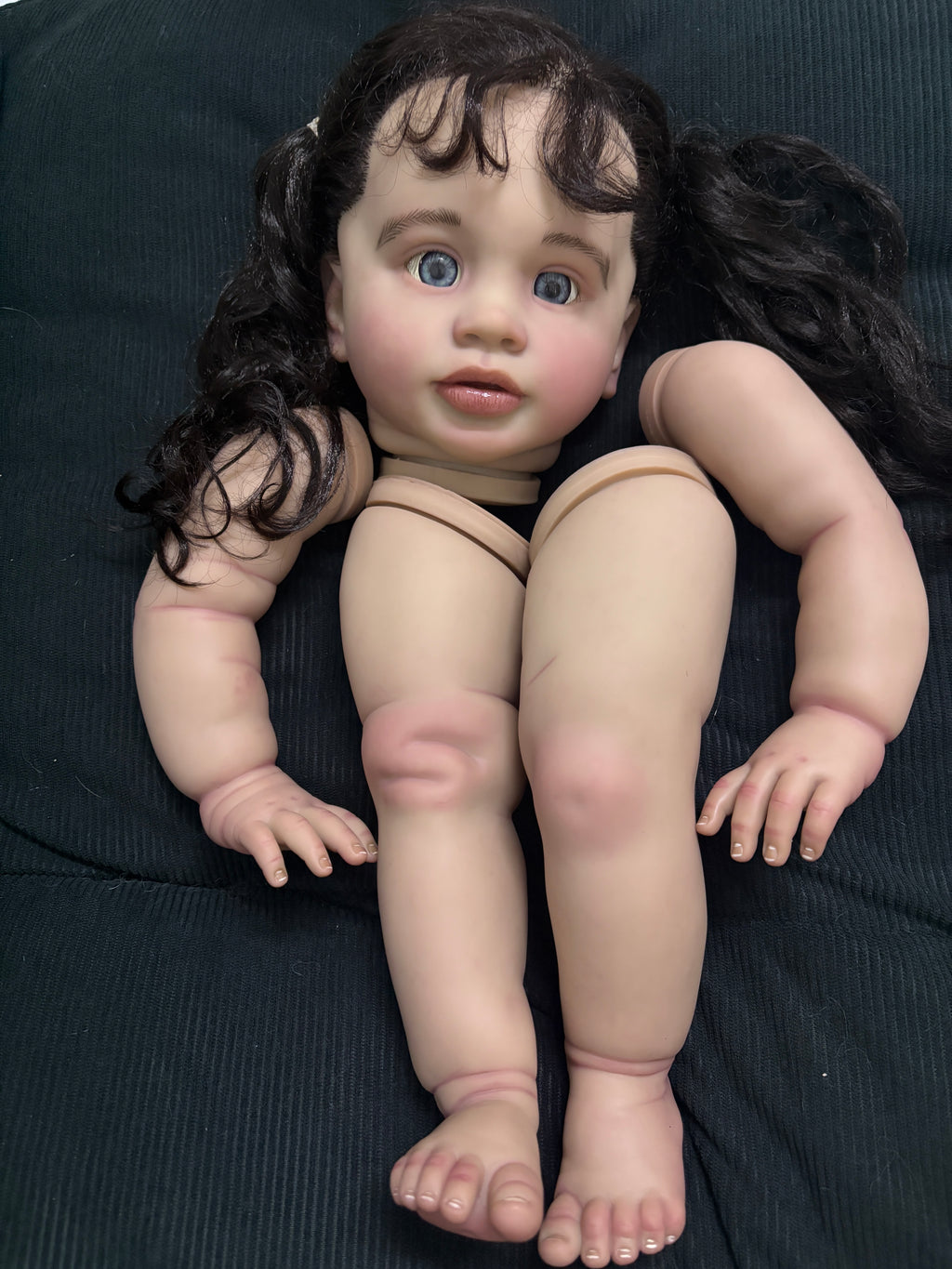 Clearance Ship in 24hours 26inch Reborn Baby Pippa With Hand-rooted hair Artist Painted Kit with cloth body only 1 in stock