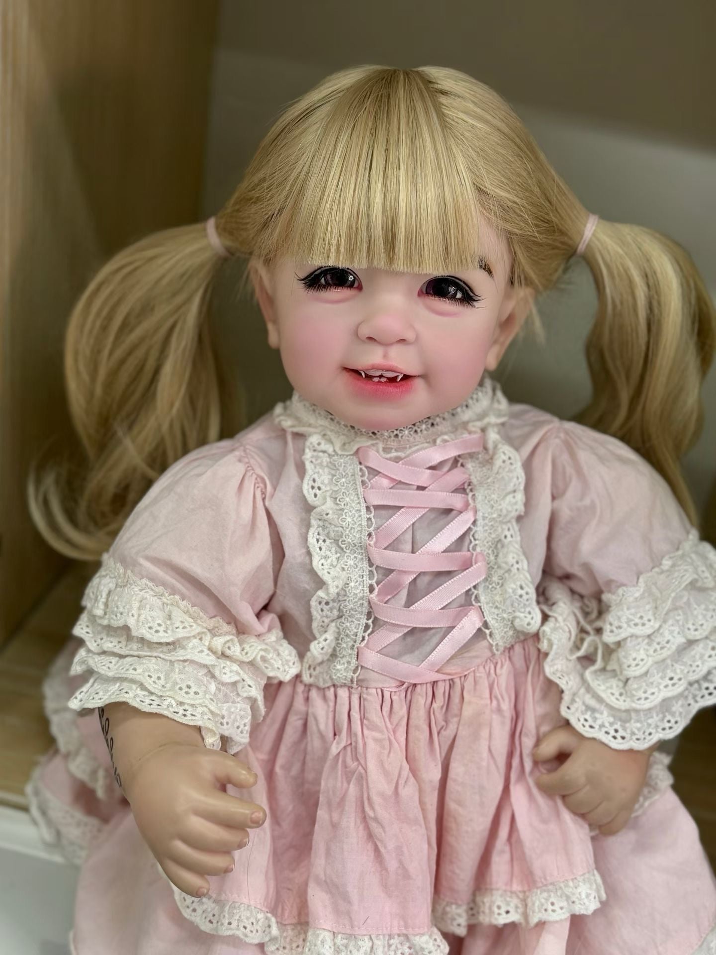 Custom 55cm Artist Painted Thai Doll With Wig Already Finished Doll with cute dress