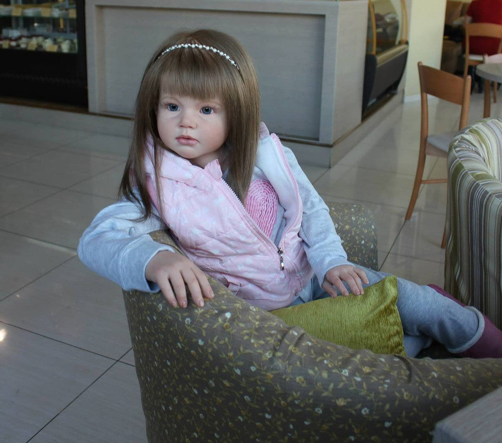 Pre-OrderAngelica Child Size Reborn Vinyl Doll Kit by Reva Schick 43"