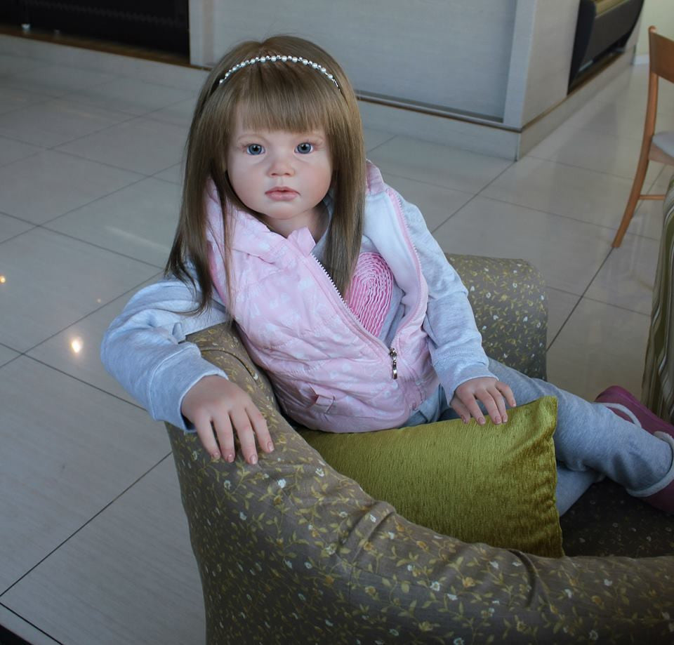 Pre-OrderAngelica Child Size Reborn Vinyl Doll Kit by Reva Schick 43"