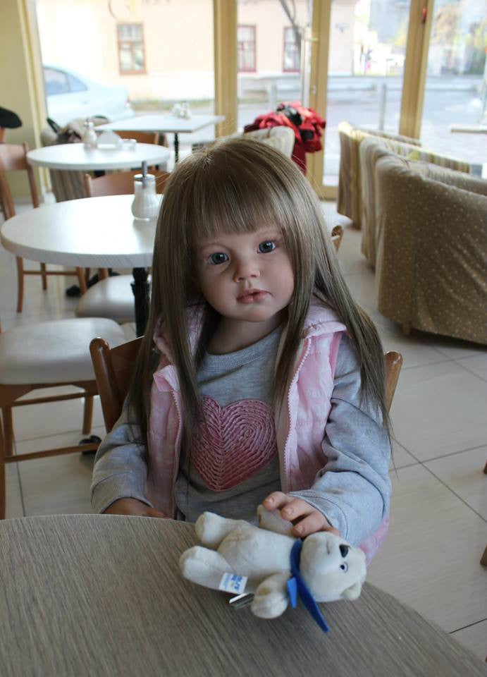 Pre-OrderAngelica Child Size Reborn Vinyl Doll Kit by Reva Schick 43"