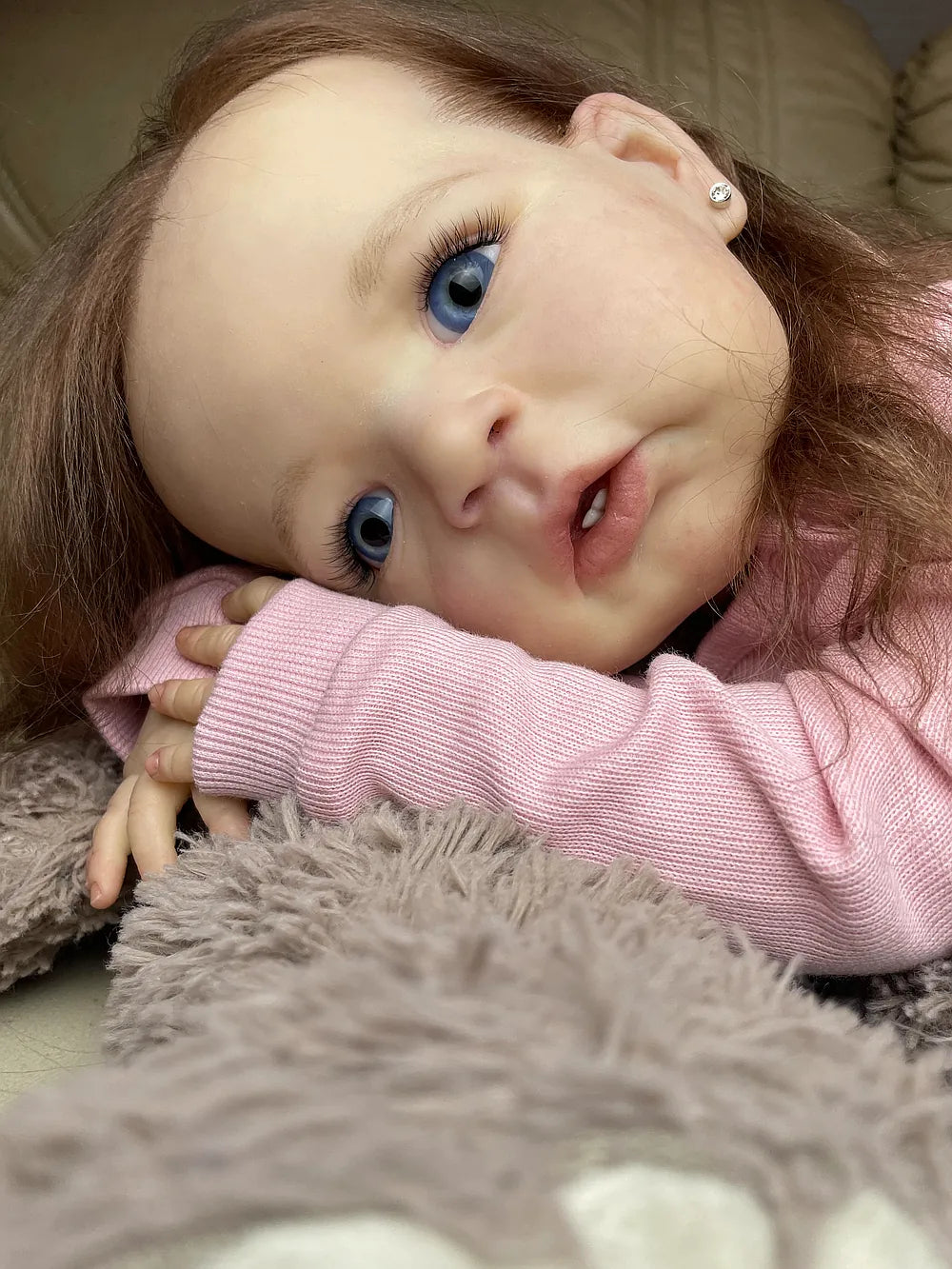 Sandie  Reborn Baby Doll | 25 Inch Handmade Realistic Toddler | Custom 7-14 Day Production