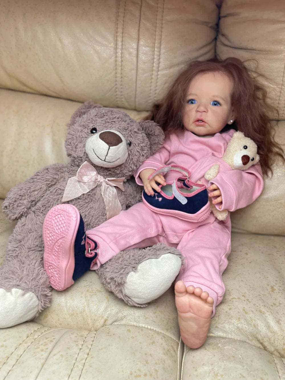 Sandie  Reborn Baby Doll | 25 Inch Handmade Realistic Toddler | Custom 7-14 Day Production