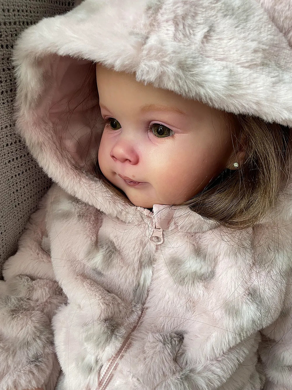 Custom Reborn Baby Doll Ziva | 28 Inch Realistic Handcrafted Collectible | 7-14 Day Customization