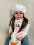 Custom Reborn Baby Doll Ziva | 28 Inch Realistic Handcrafted Collectible | 7-14 Day Customization