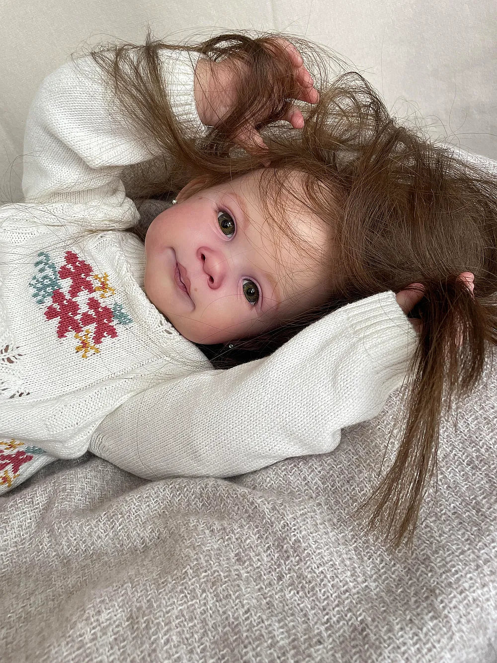 Custom Reborn Baby Doll Ziva | 28 Inch Realistic Handcrafted Collectible | 7-14 Day Customization