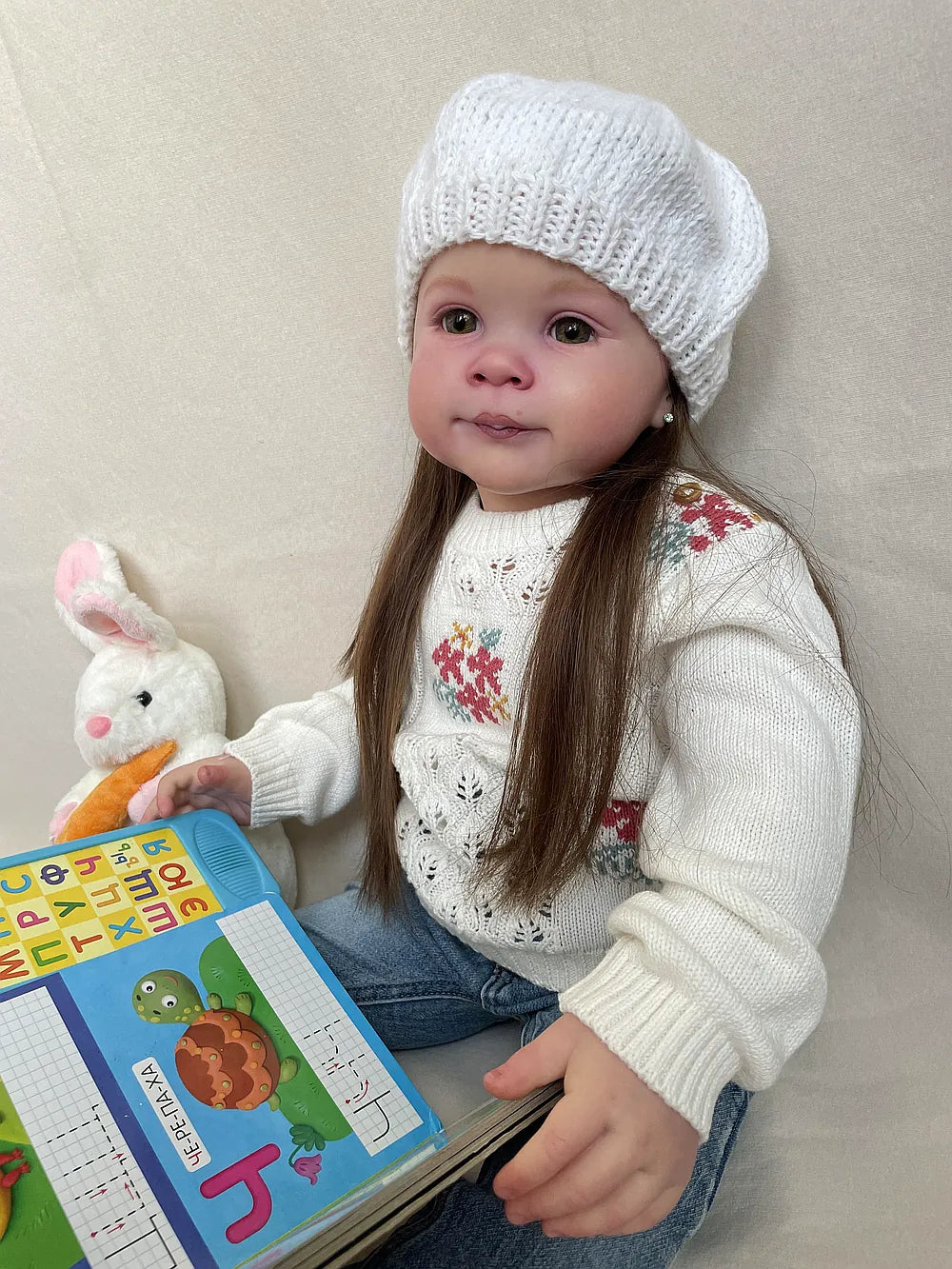 Custom Reborn Baby Doll Ziva | 28 Inch Realistic Handcrafted Collectible | 7-14 Day Customization
