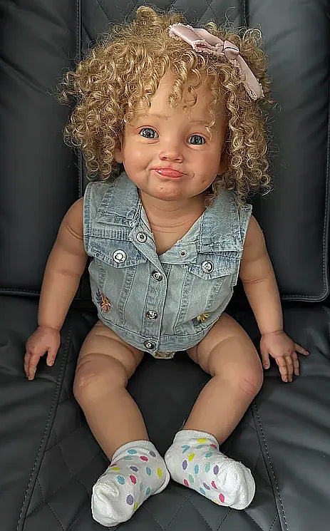 Millicent Reborn Baby Doll | 28 Inch Handmade Realistic Toddler | Custom 7-14 Day Production