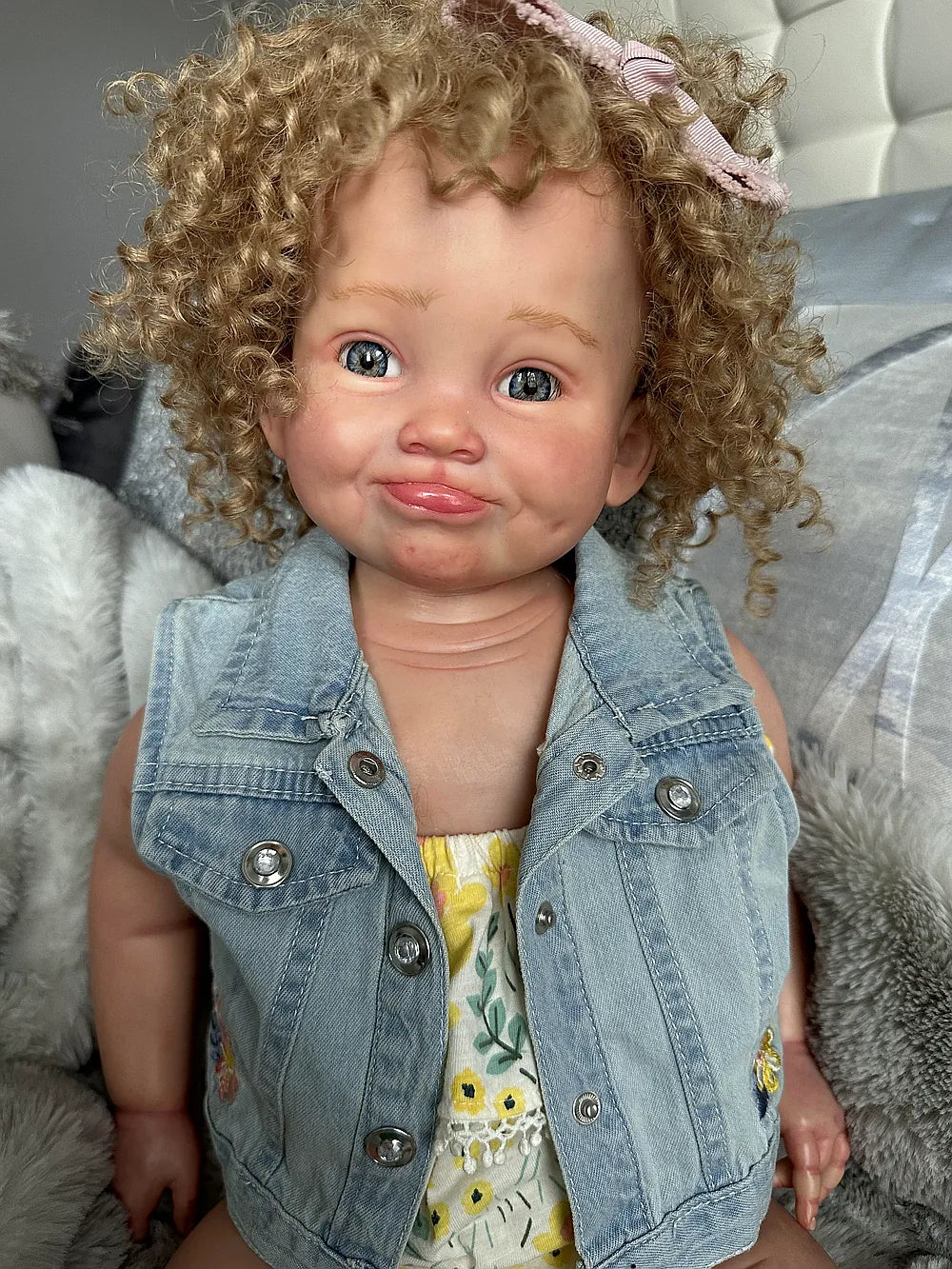 Millicent Reborn Baby Doll | 28 Inch Handmade Realistic Toddler | Custom 7-14 Day Production