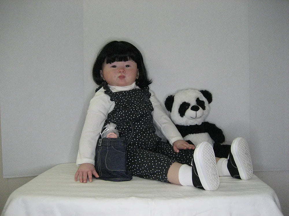 Chunmei Reborn Baby Doll | 28 Inch Handmade Realistic Toddler | Custom 7-14 Day Production