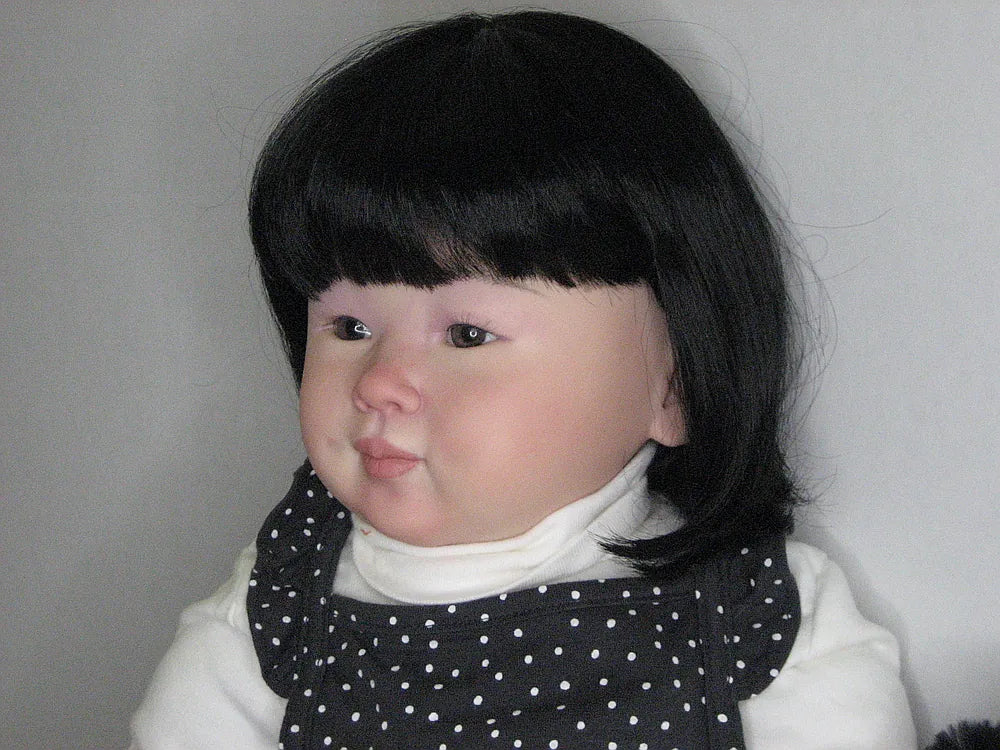 Chunmei Reborn Baby Doll | 28 Inch Handmade Realistic Toddler | Custom 7-14 Day Production