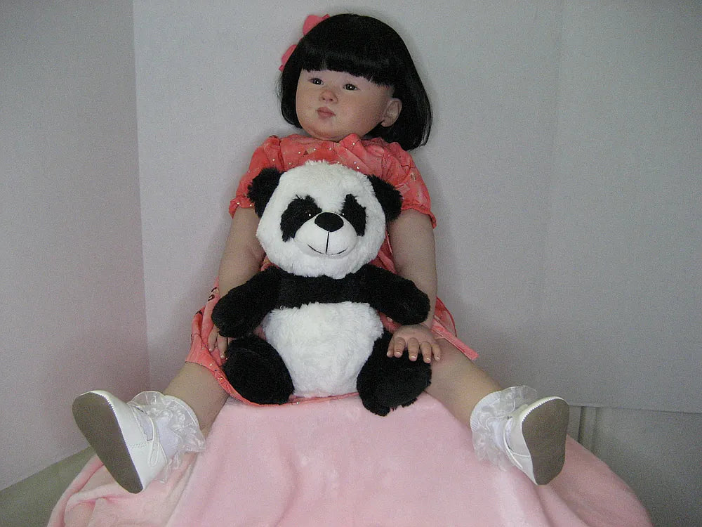 Chunmei Reborn Baby Doll | 28 Inch Handmade Realistic Toddler | Custom 7-14 Day Production
