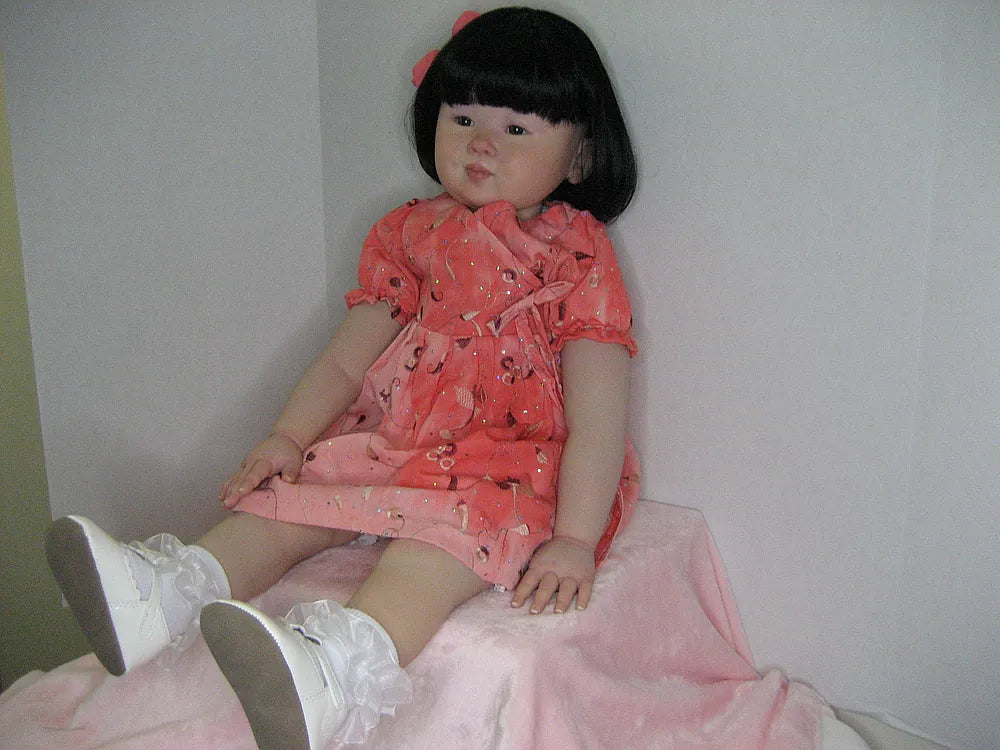 Chunmei Reborn Baby Doll | 28 Inch Handmade Realistic Toddler | Custom 7-14 Day Production