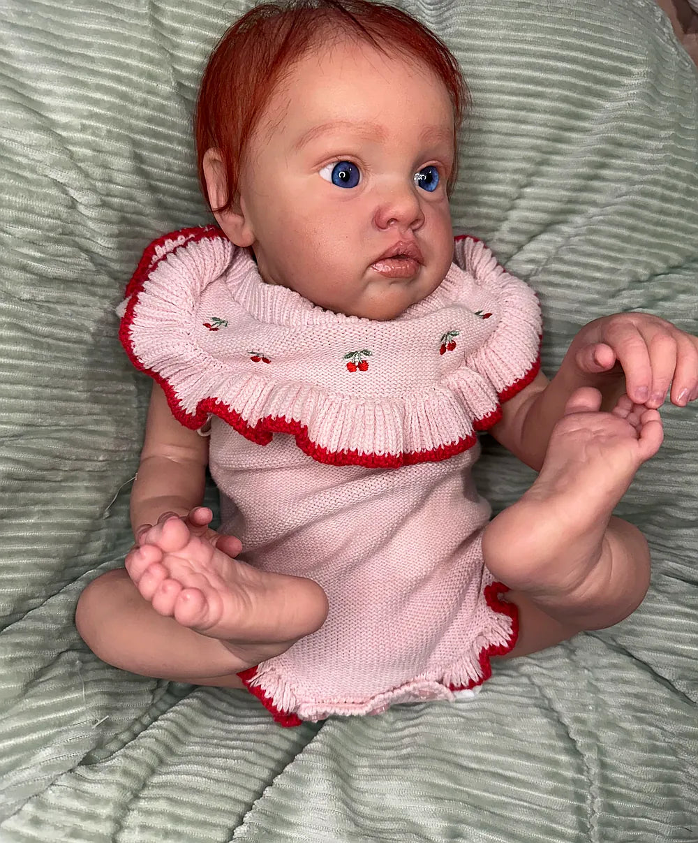 Chantal Reborn Baby Doll by Natali Blick | 20 Inch Handmade Realistic Baby Doll | Custom 7-14 Day Production