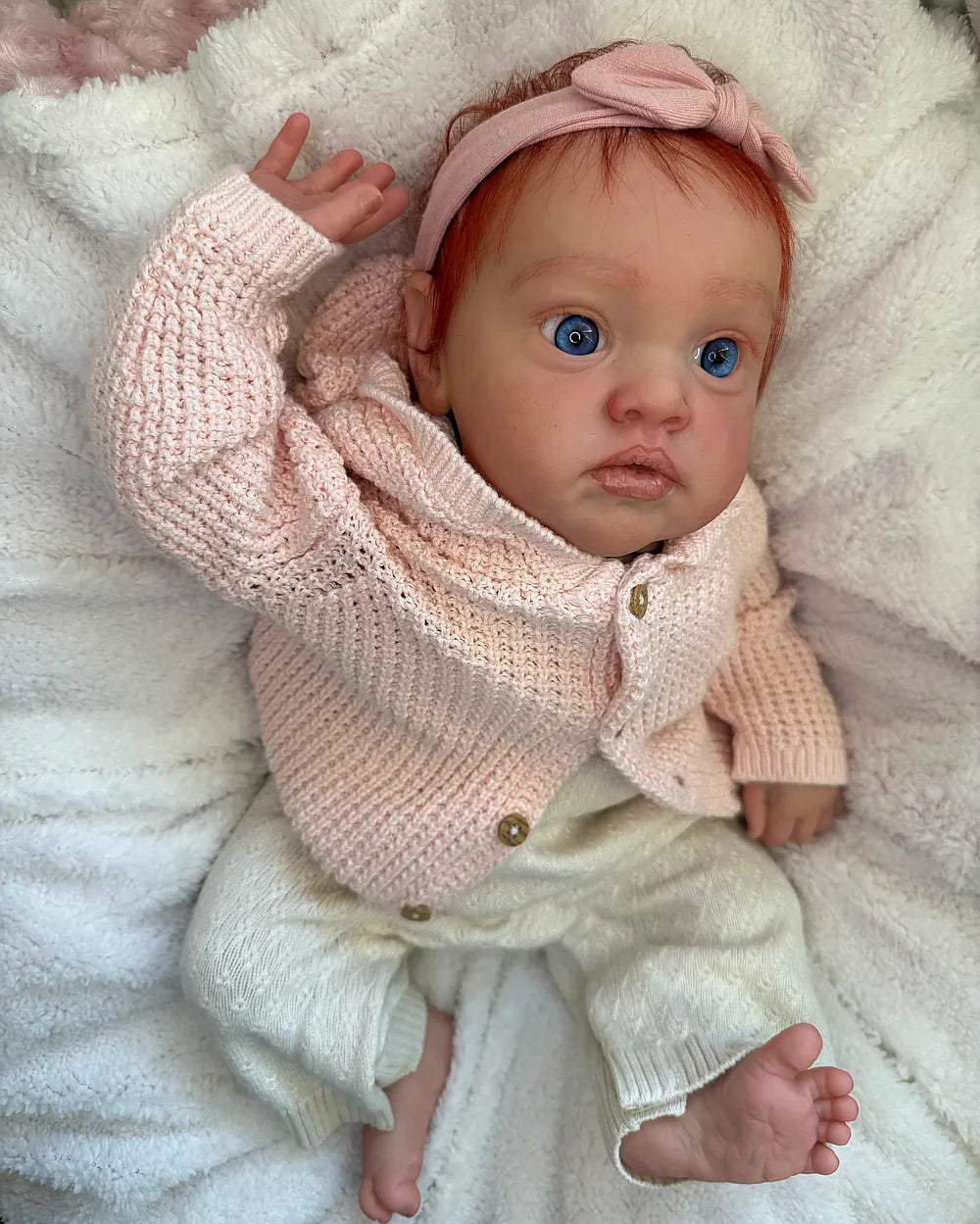 Chantal Reborn Baby Doll by Natali Blick | 20 Inch Handmade Realistic Baby Doll | Custom 7-14 Day Production