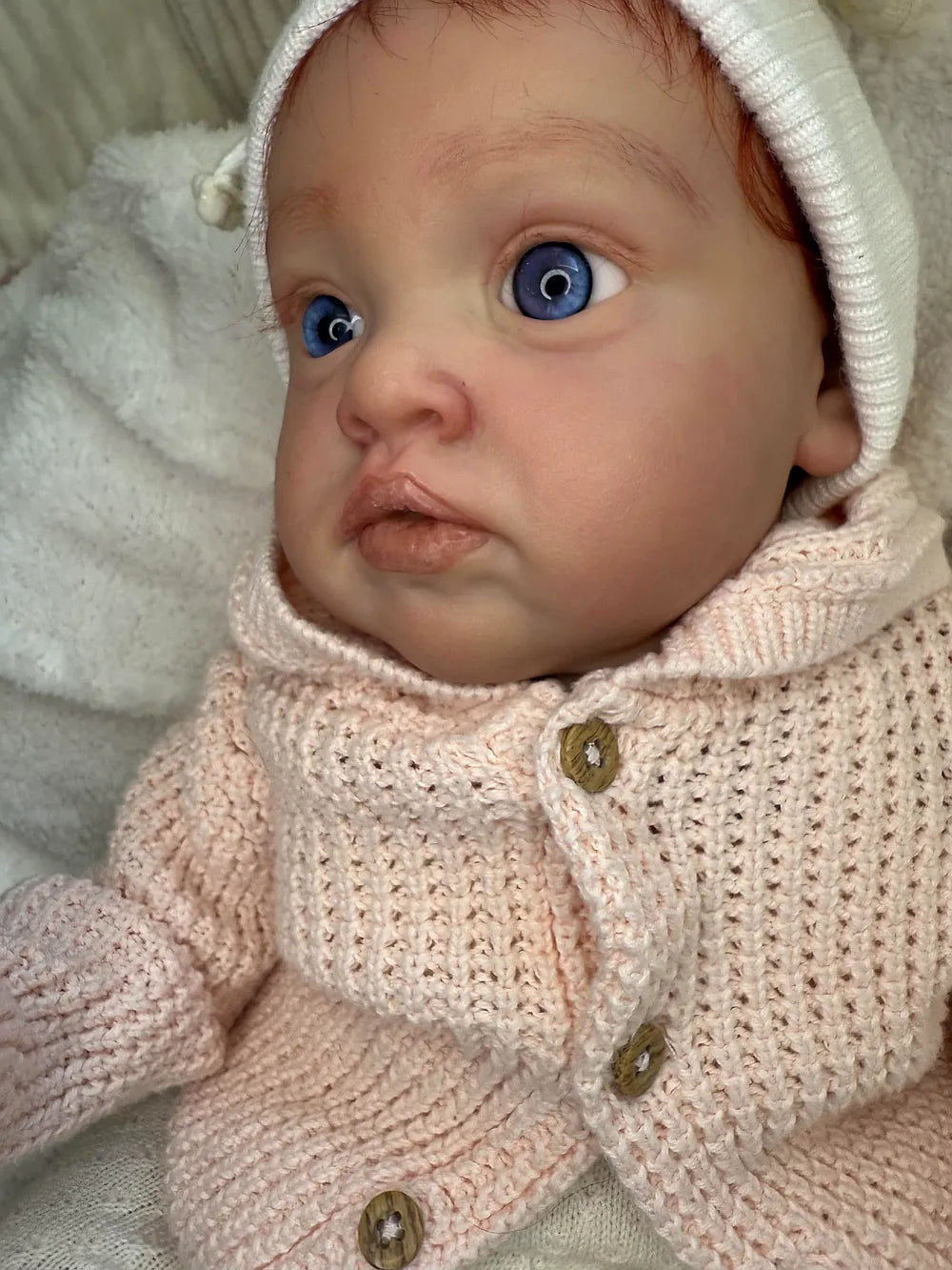 Chantal Reborn Baby Doll by Natali Blick | 20 Inch Handmade Realistic Baby Doll | Custom 7-14 Day Production
