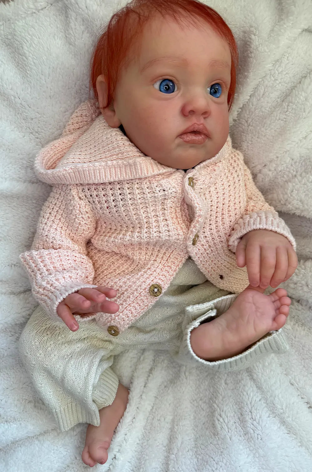 Chantal Reborn Baby Doll by Natali Blick | 20 Inch Handmade Realistic Baby Doll | Custom 7-14 Day Production