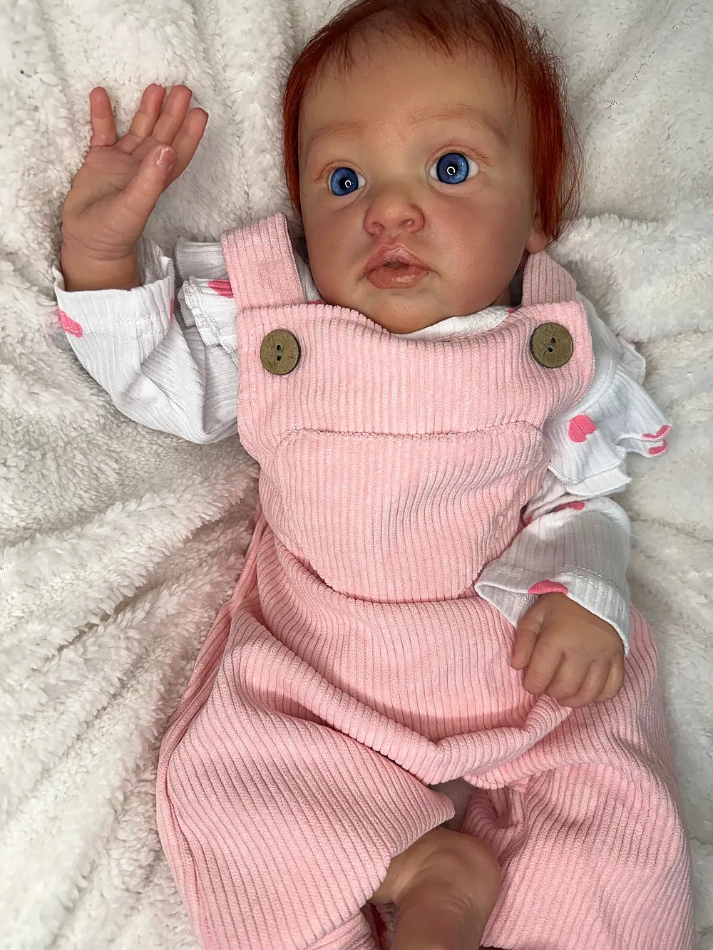 Chantal Reborn Baby Doll by Natali Blick | 20 Inch Handmade Realistic Baby Doll | Custom 7-14 Day Production