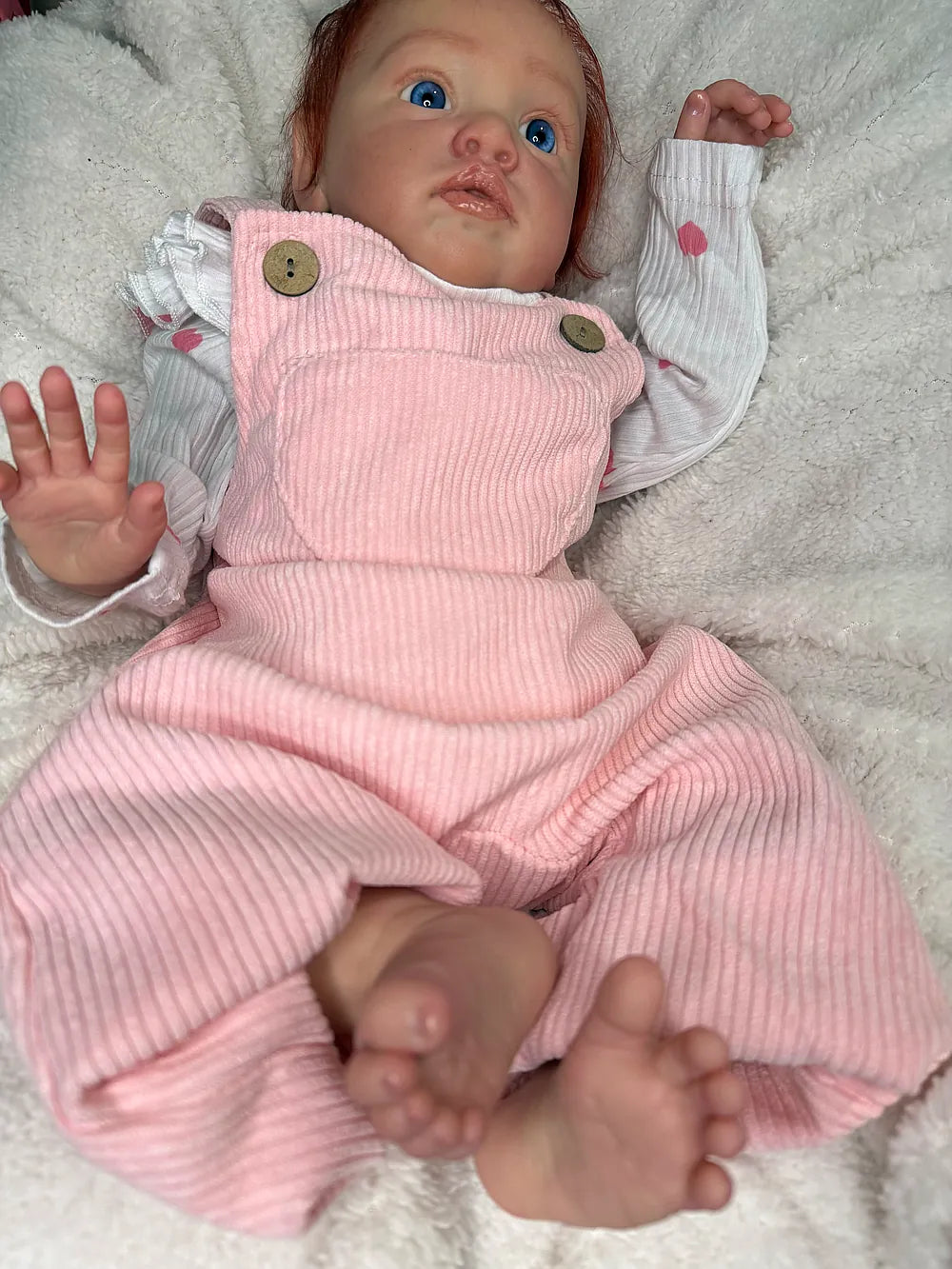 Chantal Reborn Baby Doll by Natali Blick | 20 Inch Handmade Realistic Baby Doll | Custom 7-14 Day Production