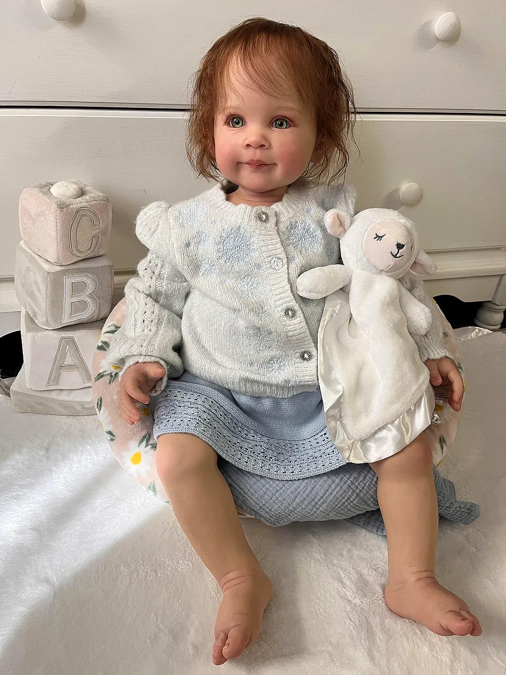 Custom Reborn Baby Doll Ziva | 28 Inch Realistic Handcrafted Collectible | 7-14 Day Customization