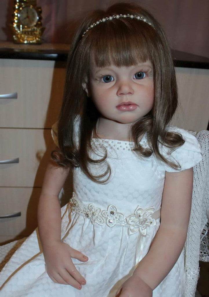 Pre-OrderAngelica Child Size Reborn Vinyl Doll Kit by Reva Schick 43"