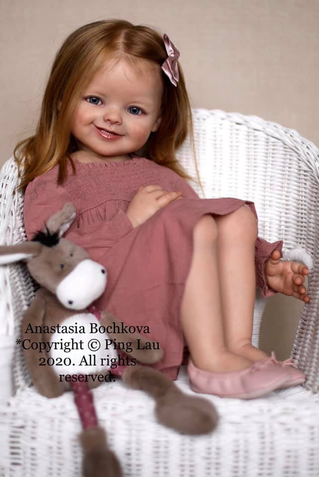 Daphne Reborn Vinyl Toddler Doll Kit by Ping Lau 32"