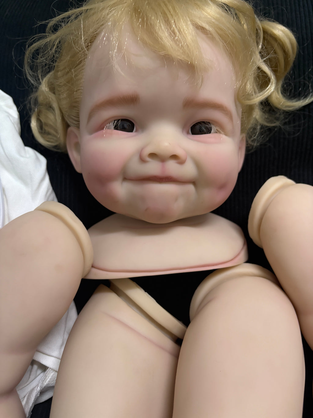 Clearance 28inch Reborn Baby Raya Painted Kit with Cloth Body With Belly Plate With Connectors Artist Genesis Painted