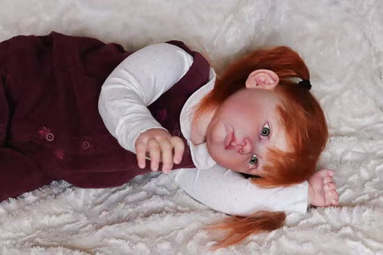 Custom Reborn Toddler Doll Julieta | Hand-Rooted Hair | Hand-Painted with Imported Genesis Paint | Made to Order