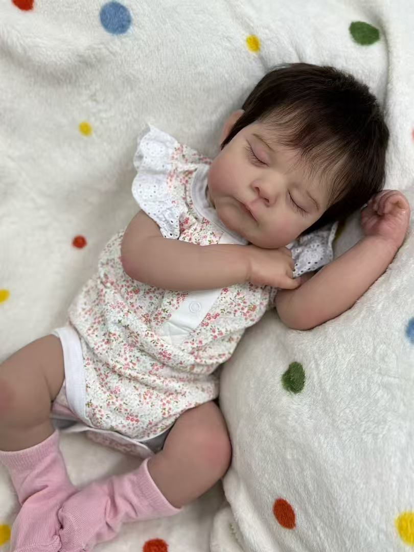 Handmade Realistic Reborn Baby Doll Eric - 21 Inch Lifelike Silicone Baby with Hand-Rooted Hair