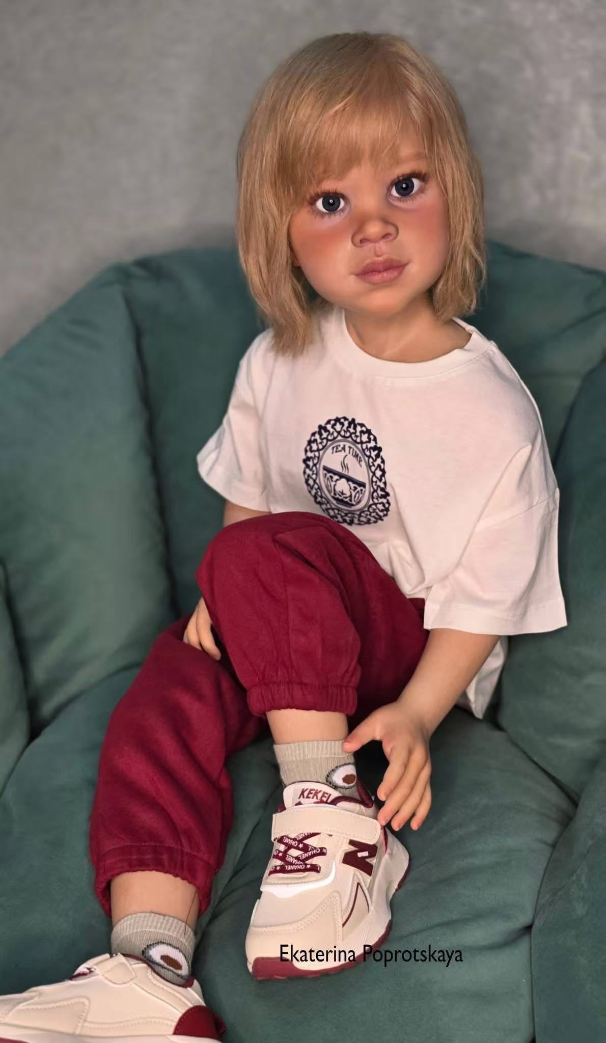 Custom Made 46inch Reborn Baby Minnie With Hand-rooted Hair 2 Versions Genesis Painted