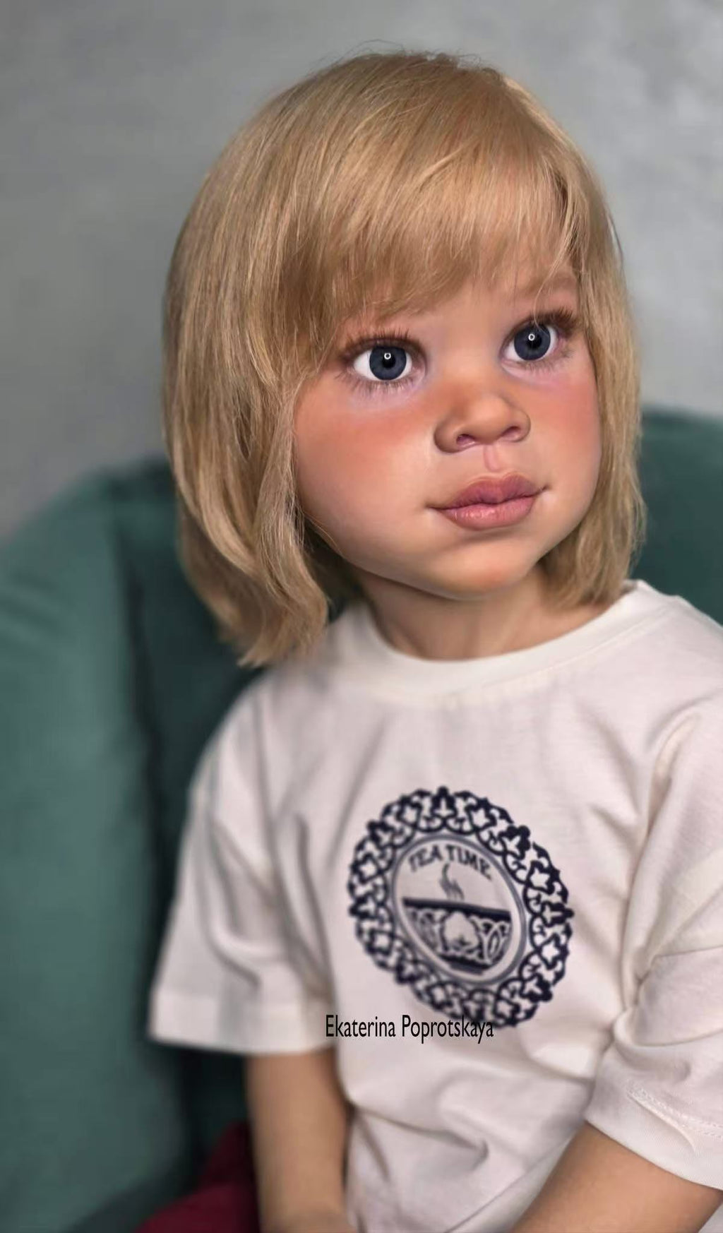 Custom Made 46inch Reborn Baby Minnie With Hand-rooted Hair 2 Versions Genesis Painted