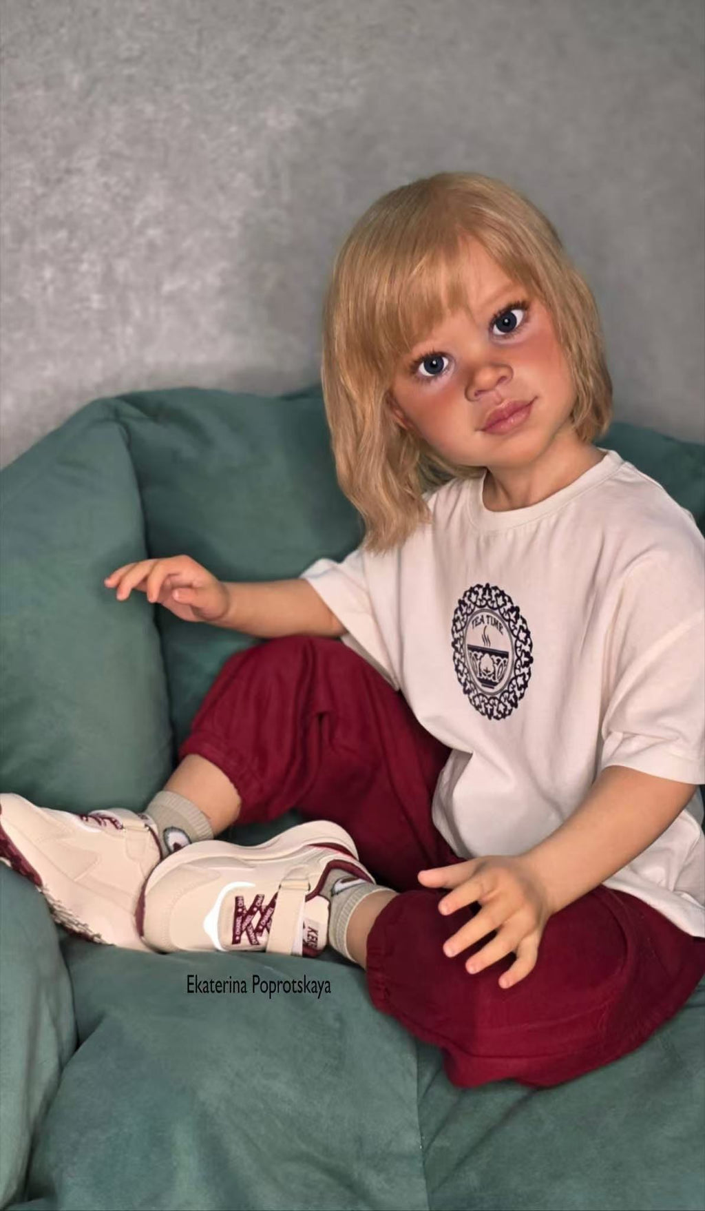 Custom Made 46inch Reborn Baby Minnie With Hand-rooted Hair 2 Versions Genesis Painted