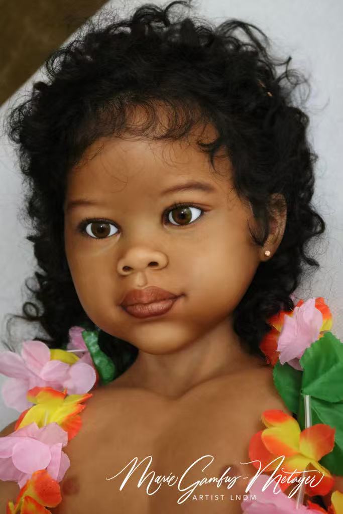 43inch Reborn Baby Minnie Unpainted Kit With Connectors With Cloth Body In stock