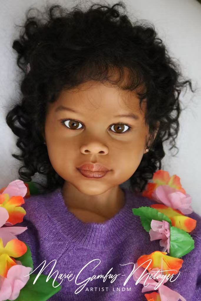 43inch Reborn Baby Minnie Unpainted Kit With Connectors With Cloth Body In stock