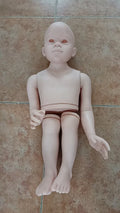 43inch Reborn Baby Minnie Unpainted Kit With Connectors With Cloth Body In stock