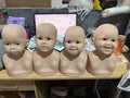 32inch Reborn Baby Dimple Unpainted Kit  With Cloth Body With Connectors Clearance