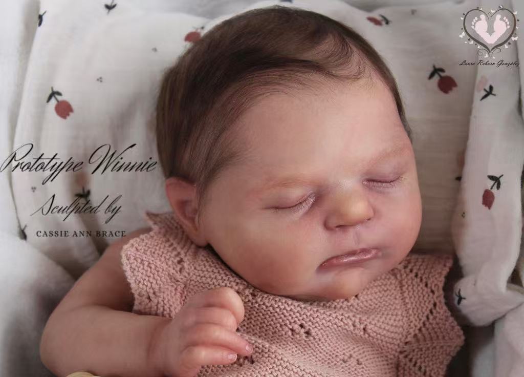 Pre-Order 19inch Reborn Baby Winnie Unpainted Kit With Cloth Body Ship in 20 Days