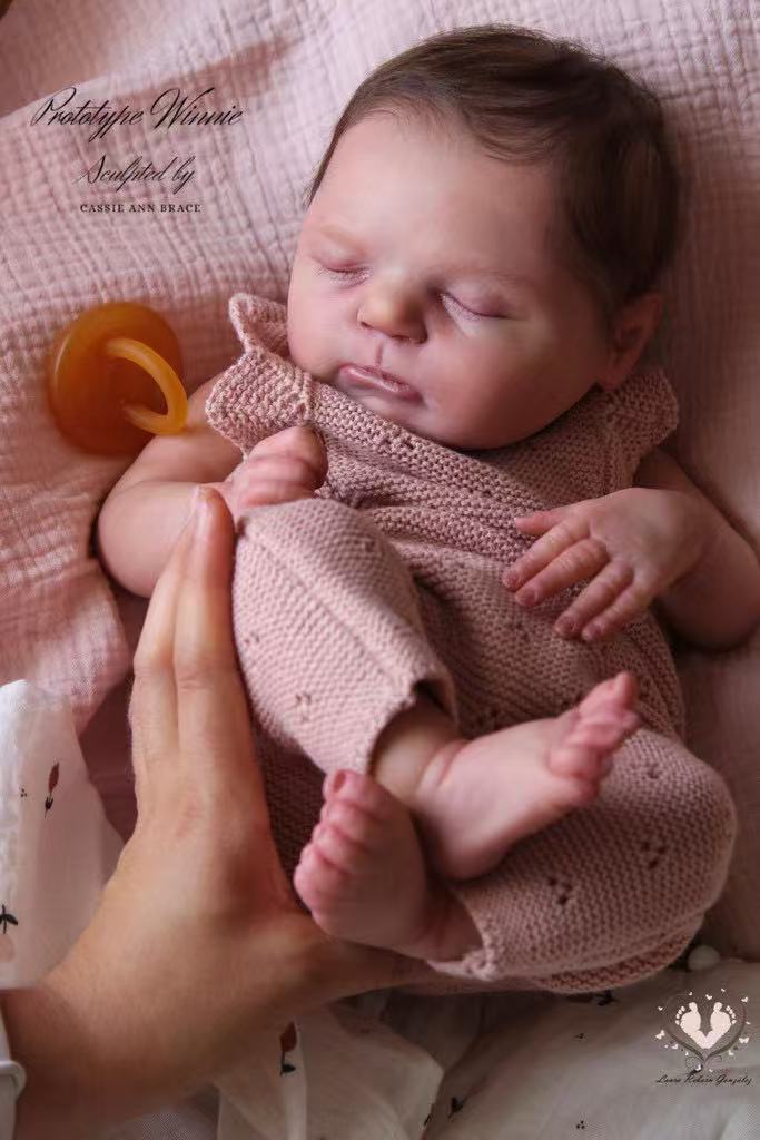 Pre-Order 19inch Reborn Baby Winnie Unpainted Kit With Cloth Body Ship in 20 Days