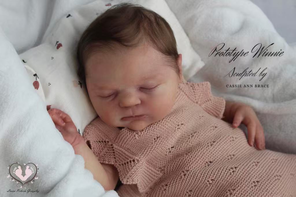 Pre-Order 19inch Reborn Baby Winnie Unpainted Kit With Cloth Body Ship in 20 Days