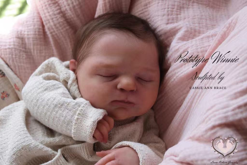 Pre-Order 19inch Reborn Baby Winnie Unpainted Kit With Cloth Body Ship in 20 Days