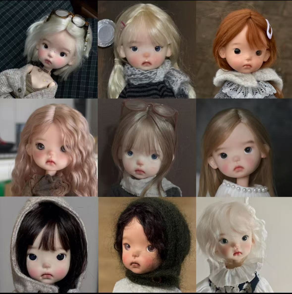 Original 1/6 BJD Doll Rain Resin Joint Bare Doll without makeup blank kit