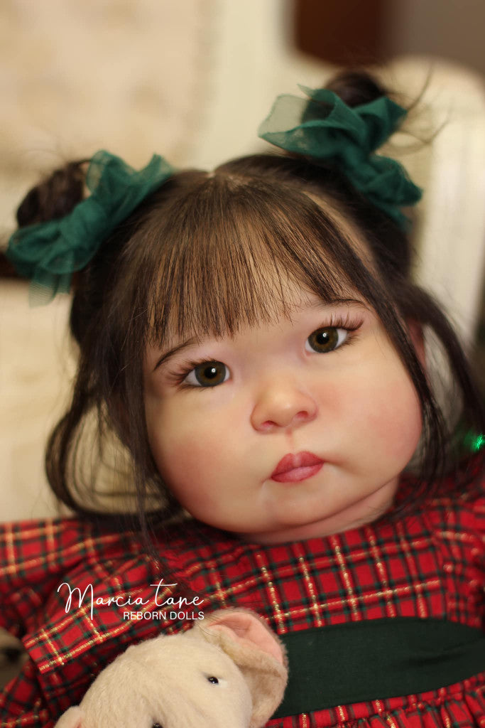 25inch Min Li Reborn Vinyl Doll Kit by Jorja Pigott With Cloth Body Unpainted Kit Without COA