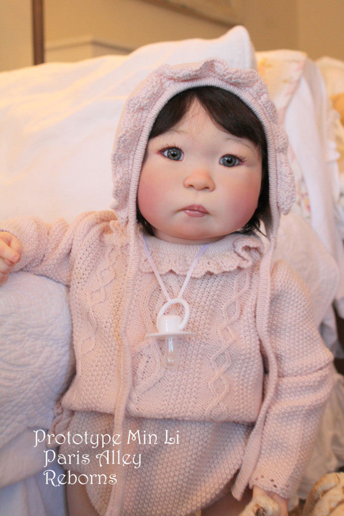 25inch Min Li Reborn Vinyl Doll Kit by Jorja Pigott With Cloth Body Unpainted Kit Without COA