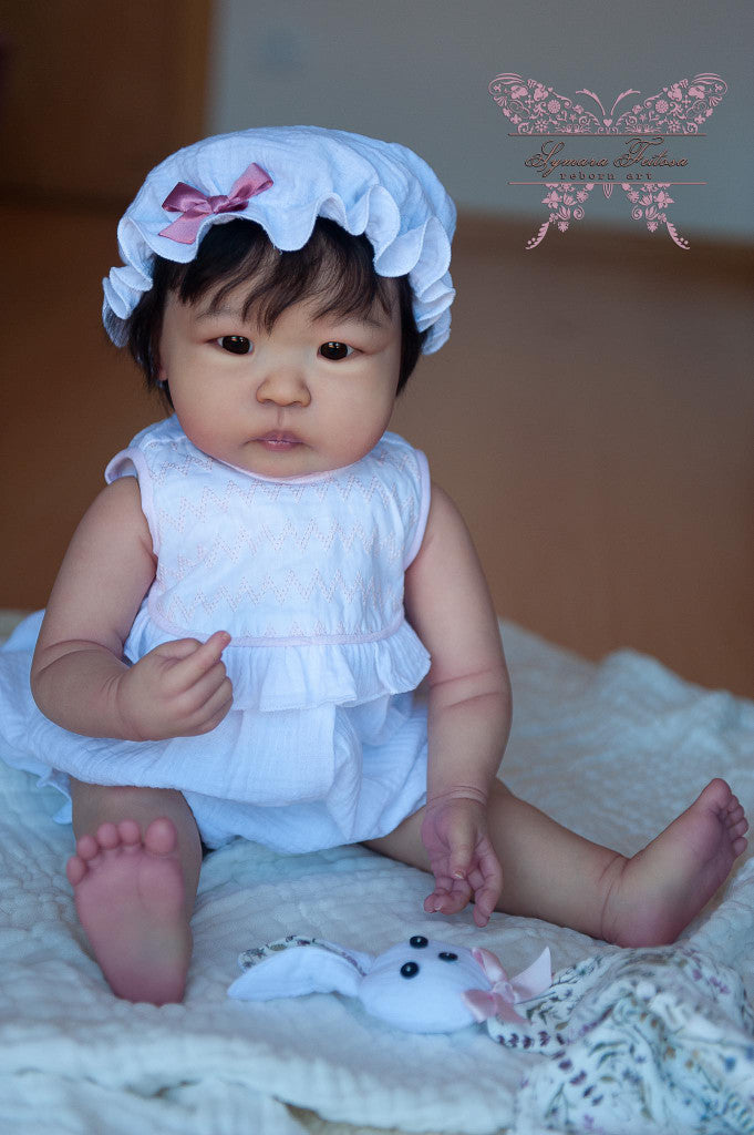 25inch Min Li Reborn Vinyl Doll Kit by Jorja Pigott With Cloth Body Unpainted Kit Without COA