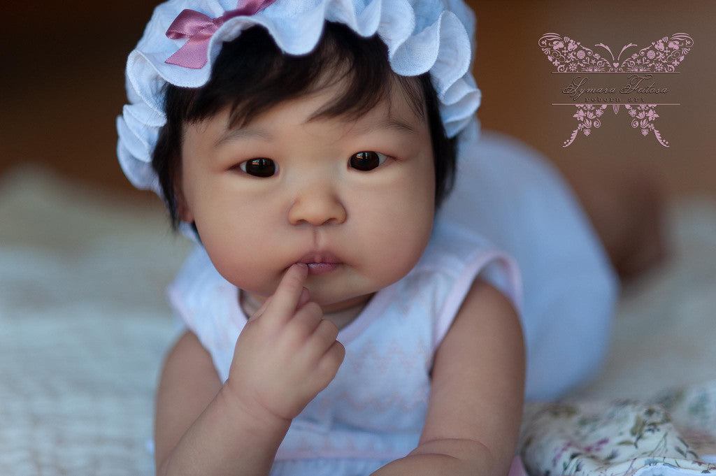 25inch Min Li Reborn Vinyl Doll Kit by Jorja Pigott With Cloth Body Unpainted Kit Without COA