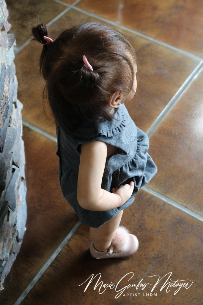 25inch Min Li Reborn Vinyl Doll Kit by Jorja Pigott With Cloth Body Unpainted Kit Without COA