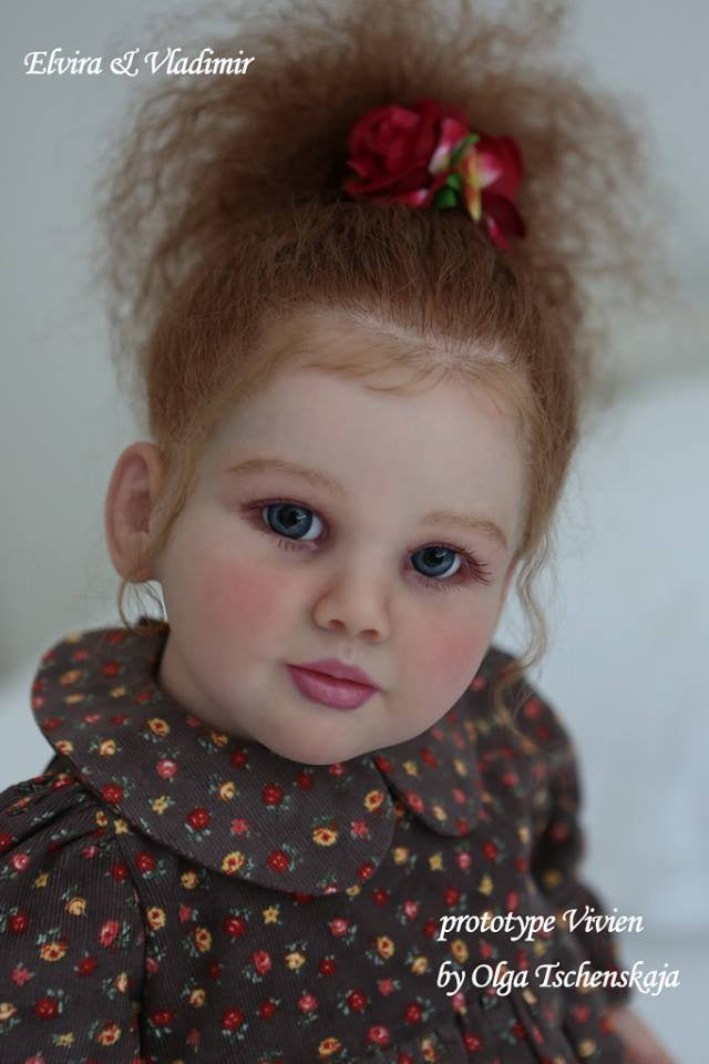 Vivien Leigh Reborn Vinyl Doll Kit by Olga Tschenskaja 27"