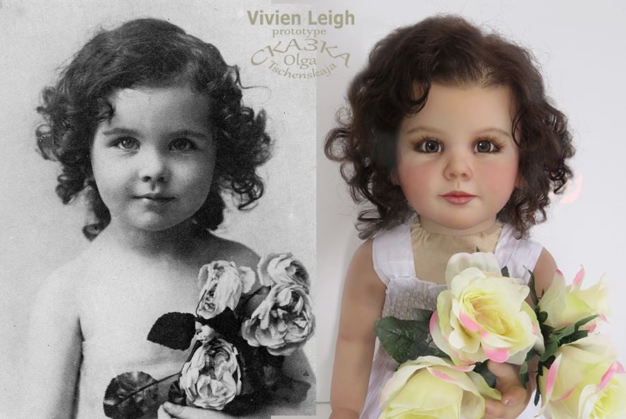 Vivien Leigh Reborn Vinyl Doll Kit by Olga Tschenskaja 27"