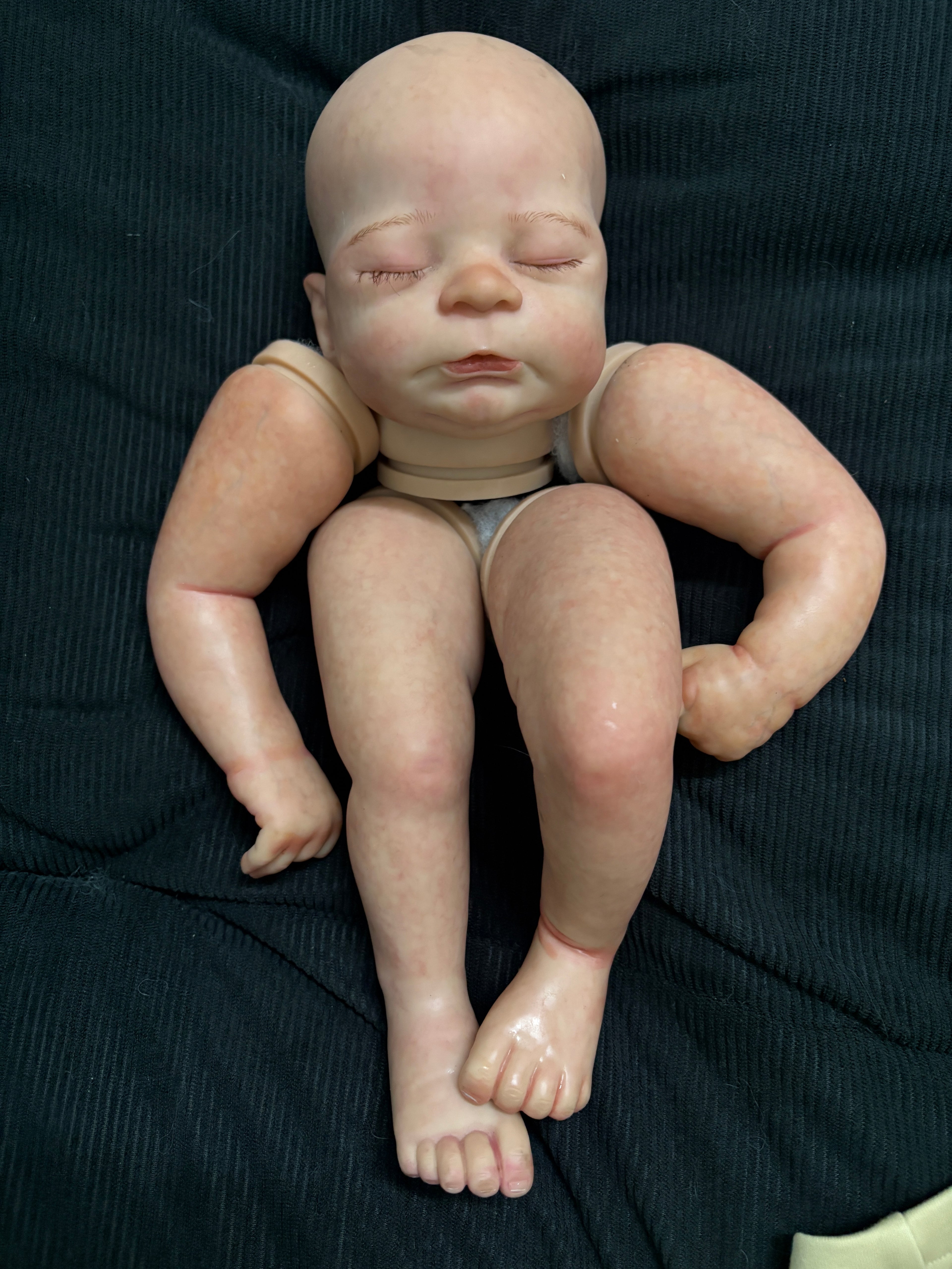 clearance Ship in 24hours 24inch Reborn Baby Timathy Artist Painted Kit with cloth body only 1 in stock